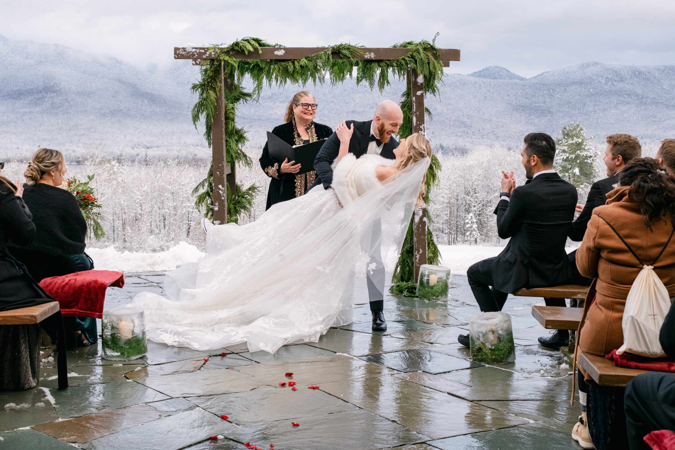 Autumn Mountain Top Resort Wedding